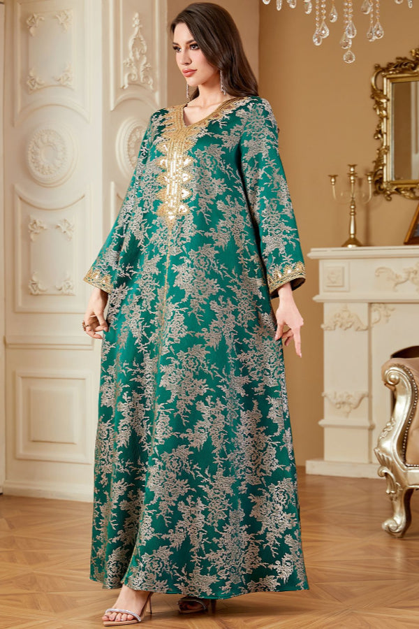 Loose Maxi Abaya Dress