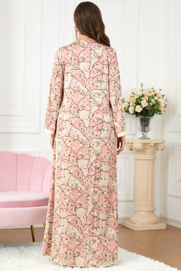 Loose Long Sleeve Abaya Dress