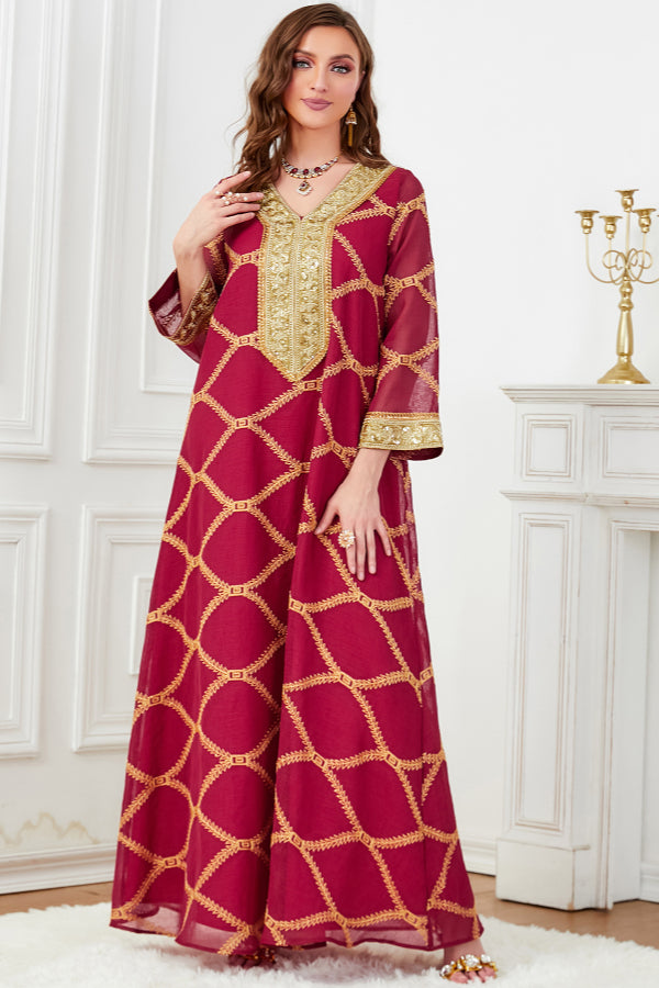 Fashion Long Sleeve Abaya