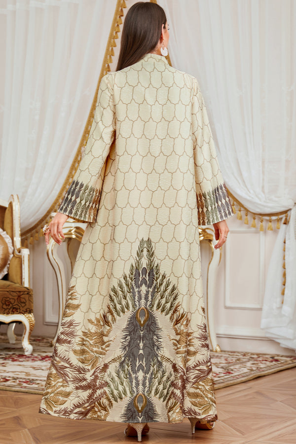 Batwing Sleeve Abaya Dress