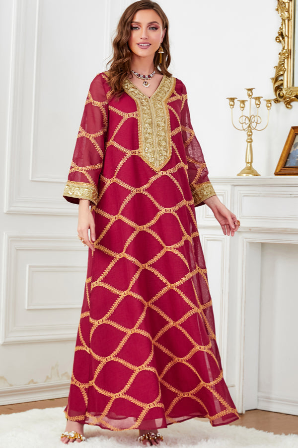 Fashion Long Sleeve Abaya