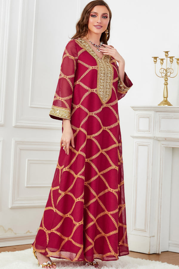 Fashion Long Sleeve Abaya