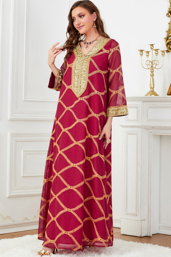 Fashion Long Sleeve Abaya