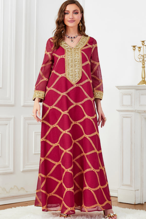 Fashion Long Sleeve Abaya