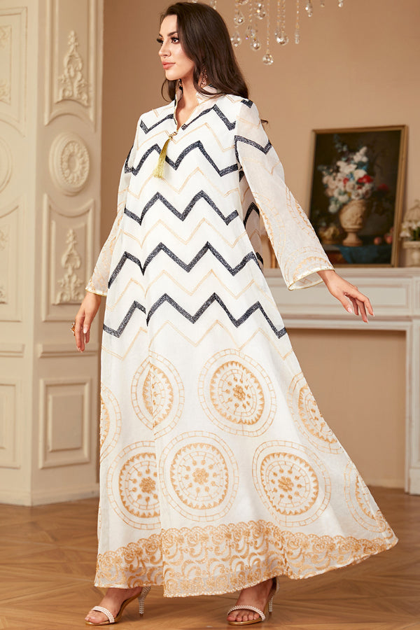 Floral Embroidered Abaya