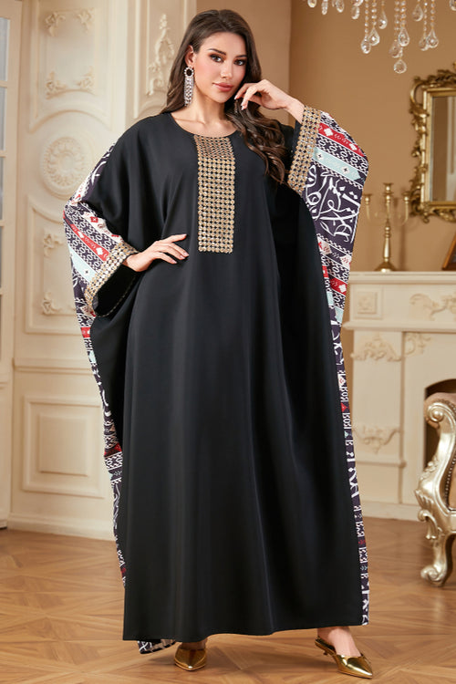 Digital Print Abaya Dress