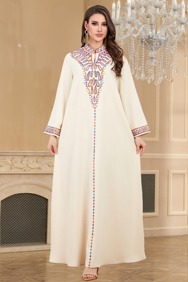 Fashion Embroidered Abaya Dress