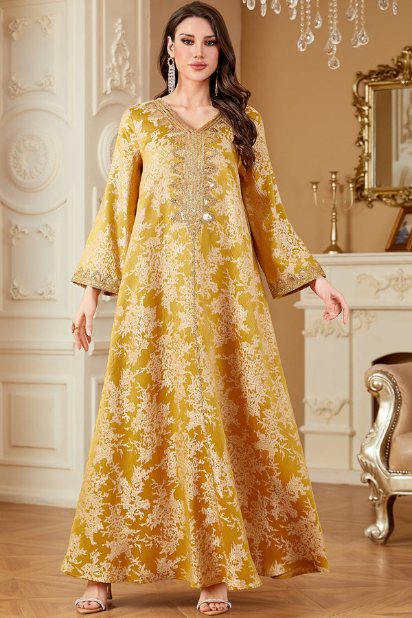 Loose Maxi Abaya Dress