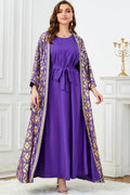 Foil Two-Piece Maxi Dress