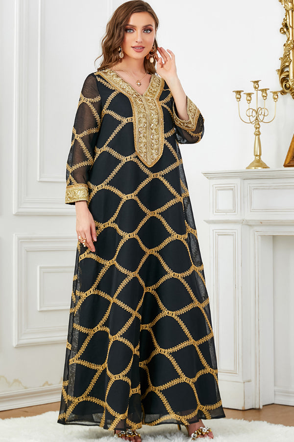 Fashion Long Sleeve Abaya