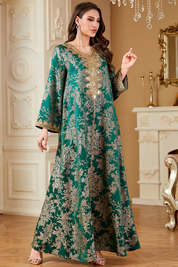 Loose Maxi Abaya Dress