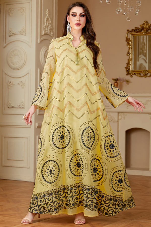 Floral Embroidered Abaya