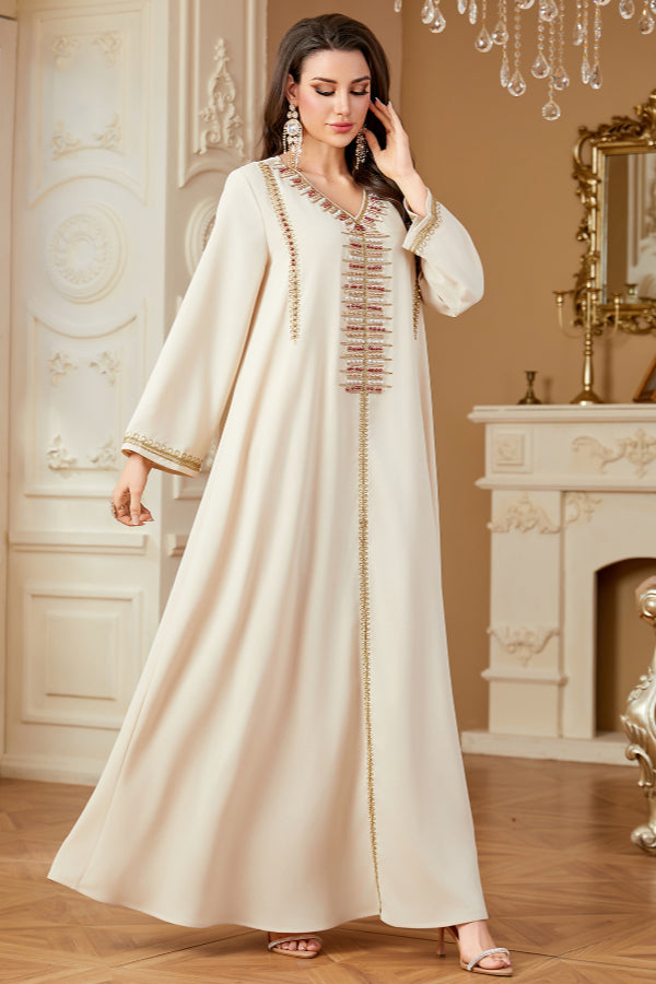 Beaded Embroidered Abaya