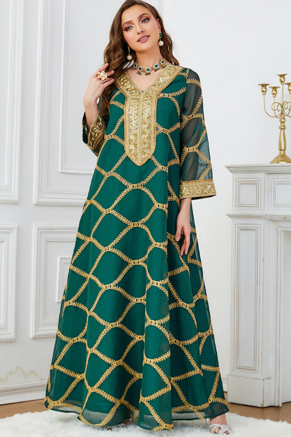 Fashion Long Sleeve Abaya